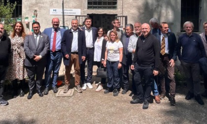 Ad un anno dalla frana, il consigliere regionale Dozio in visita allo Stallazzo