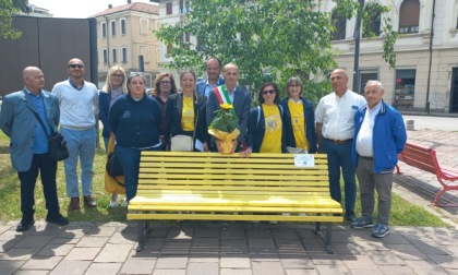 Inaugurata l'Endopank, la panchina che fa luce sull'endometriosi