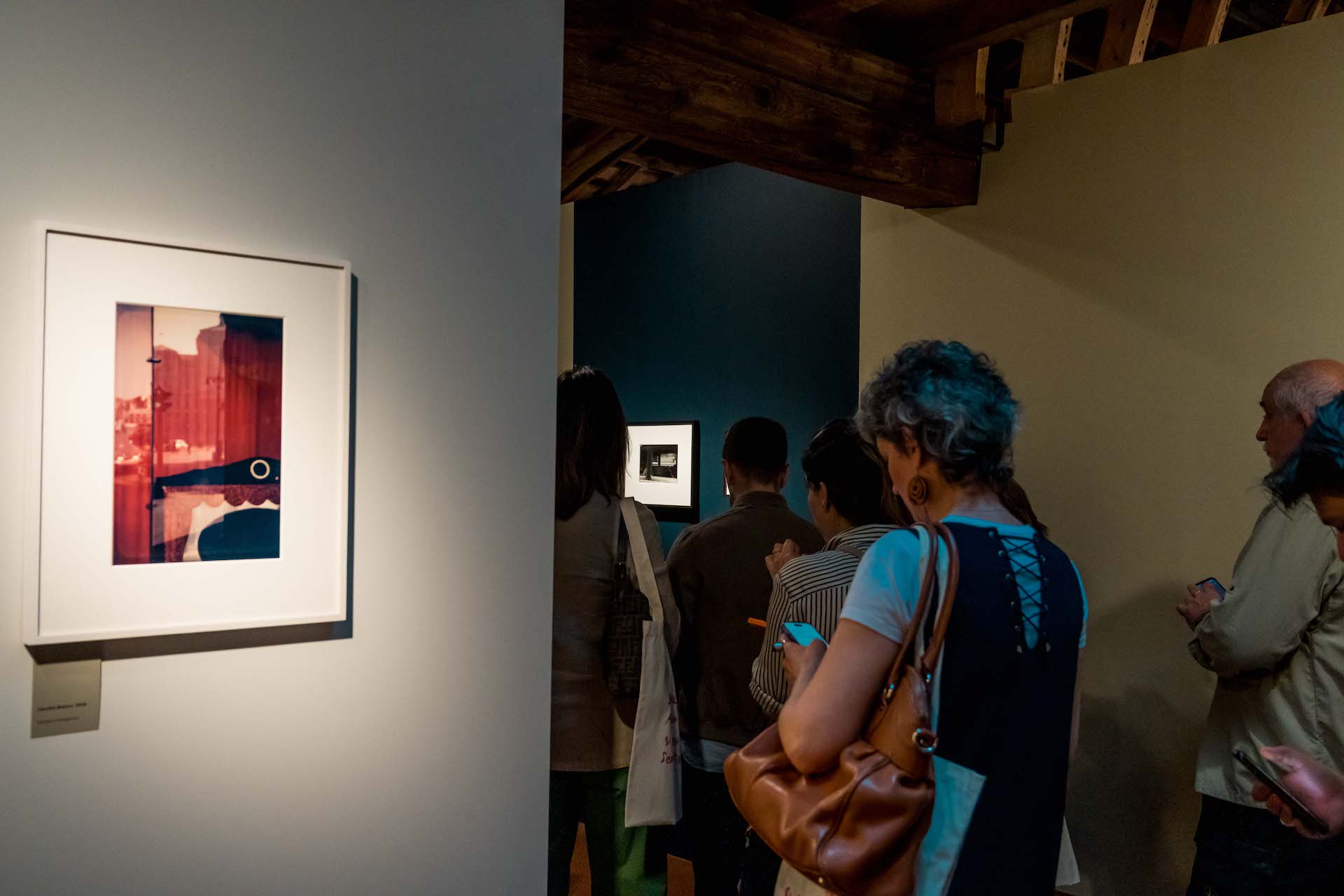 Monza Villa Reale Visitatori della mostra “Saul Leiter. Una finestra punteggiata di gocce di pioggia” al Belvedere della Villa Reale di Monza