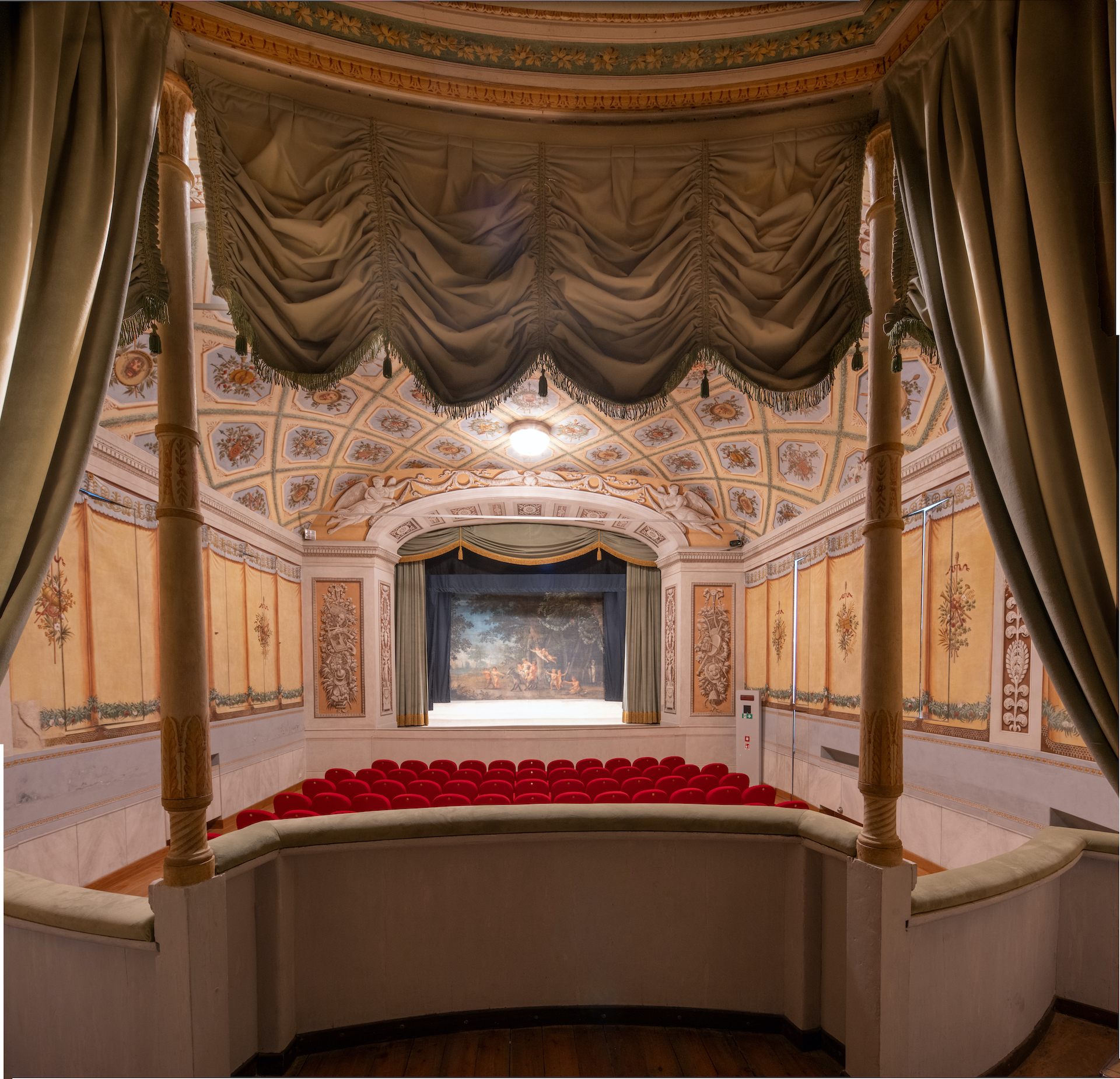 Monza Villa Reale Il Teatro di Corte visto dal Palco Reale