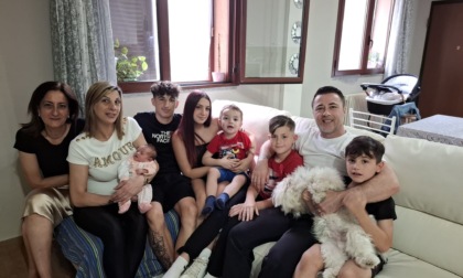 Diletta, sesto figlio, nasce in casa