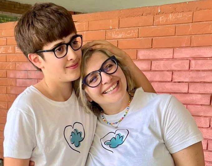 Nella tesina la storia della sorella Marta e dell’associazione che porta il suo nome