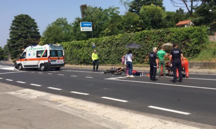 Scontro tra un furgone e una moto, ferita una giovane moticiclista
