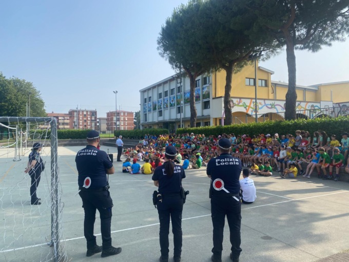 I bambini dell’oratorio estivo a scuola di educazione stradale
