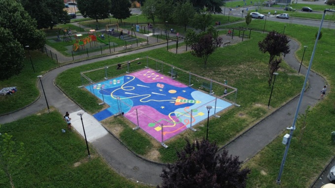 Terminato il restyling dell’area giochi di via Volta