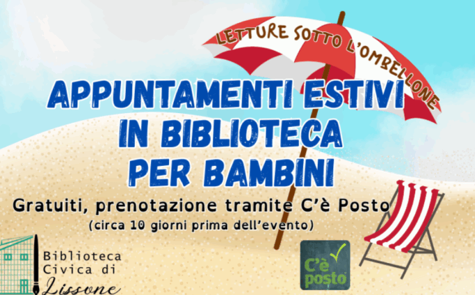 Anche quest’anno in biblioteca un’estate all’insegna della lettura