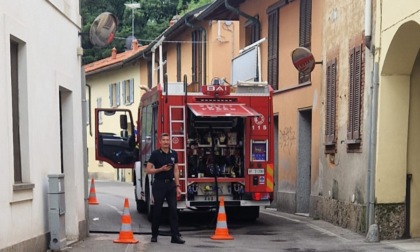 Forno a pellet prende fuoco, intervengono i pompieri