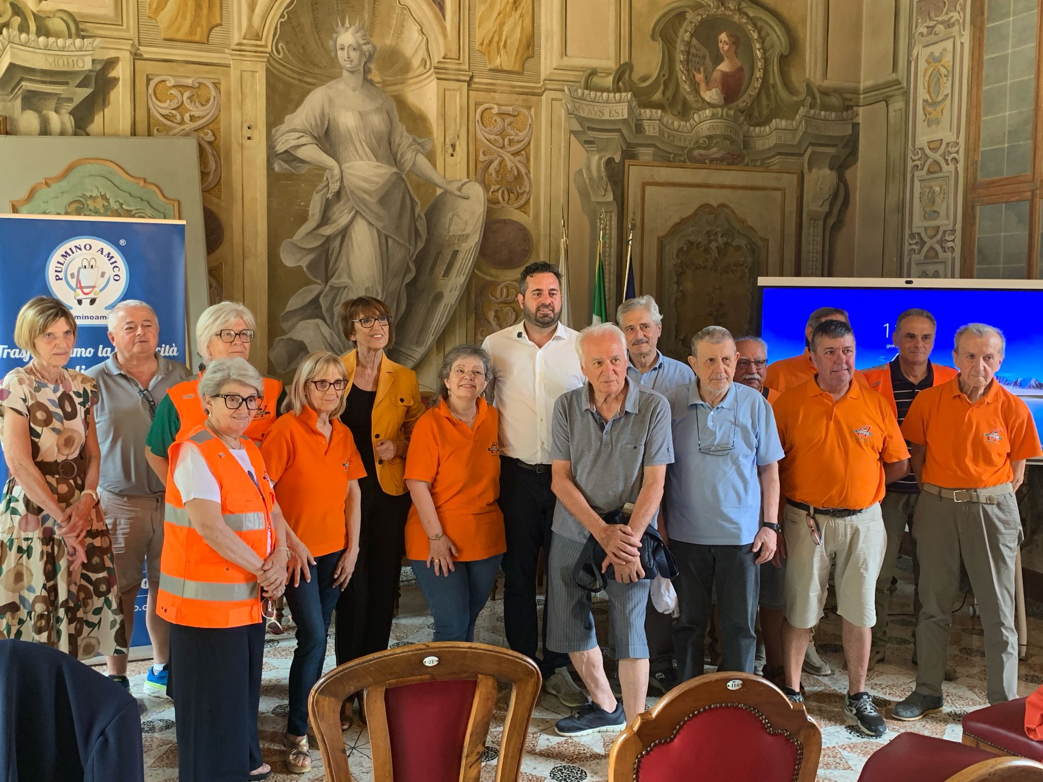 Vimercate giugno 2025 presentazione progetto Pulmino amico di Anteas