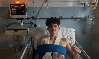Incidente in pista per il giovane campione. Il papà: «Sta bene, ma ho  temuto il peggio»