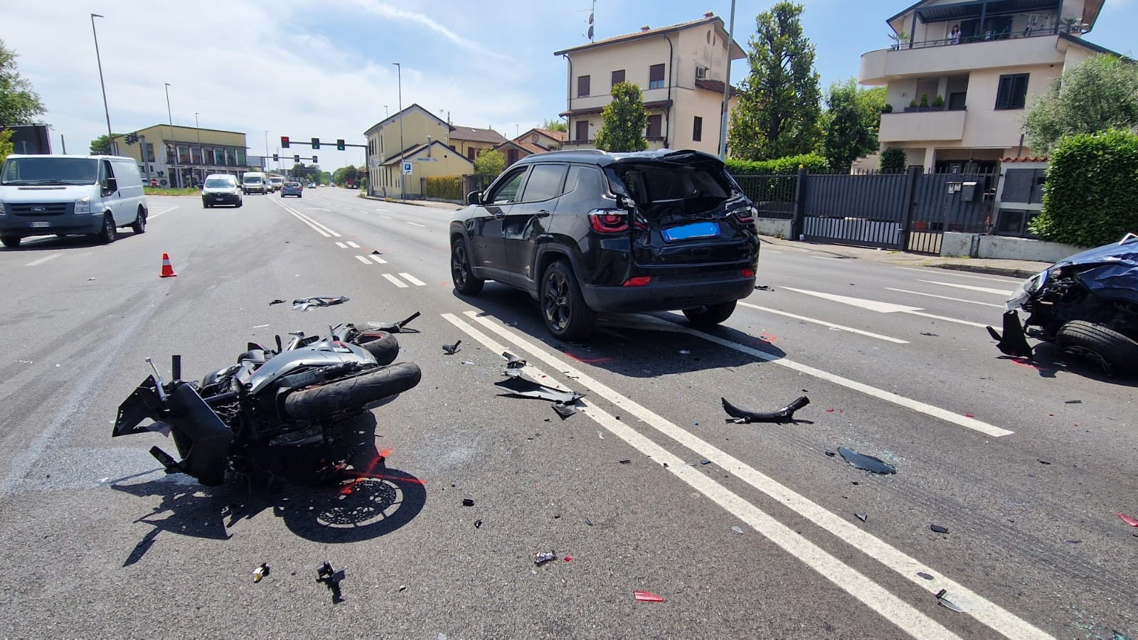 Concorezzo incidente sp3
