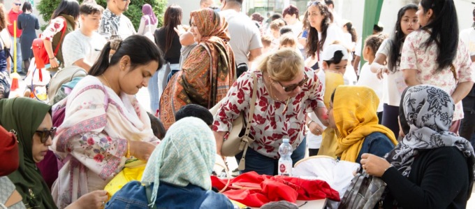 La comunità bengalese in festa