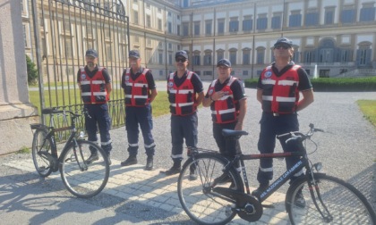 Ex carabinieri in bici per presidiare il Parco