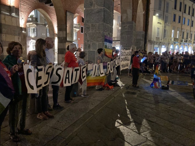 Anche la Brianza fa rumore per Gaza