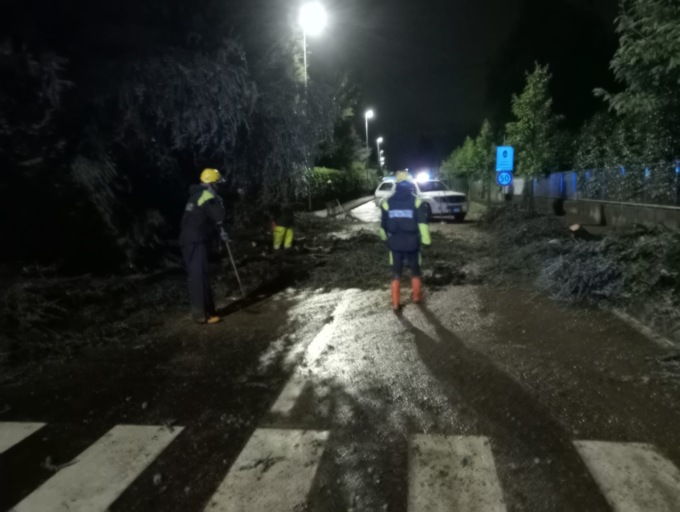Le strade ancora chiuse dopo il maltempo