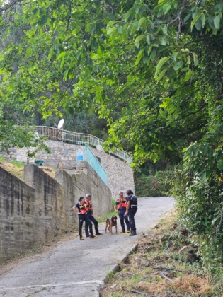 Giussano, cani e soccorritori a Ventimiglia