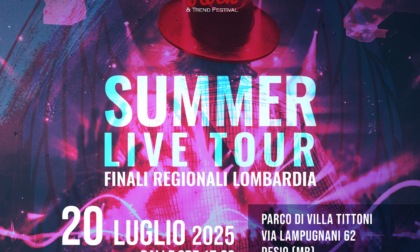A  Parco Tittoni le finali regionali del Sanremo Rock & Trend Festival 2025