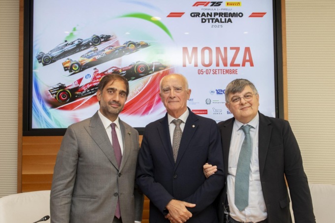 Il poster della 96esima edizione del Gp, un elogio al “Senso della velocità”