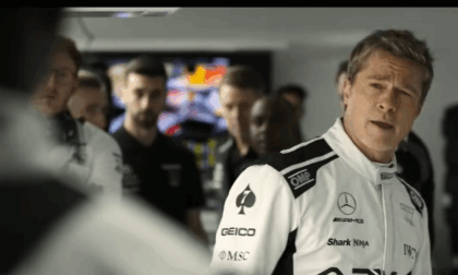 Autodromo set del film con Brad Pitt sulla Formula 1