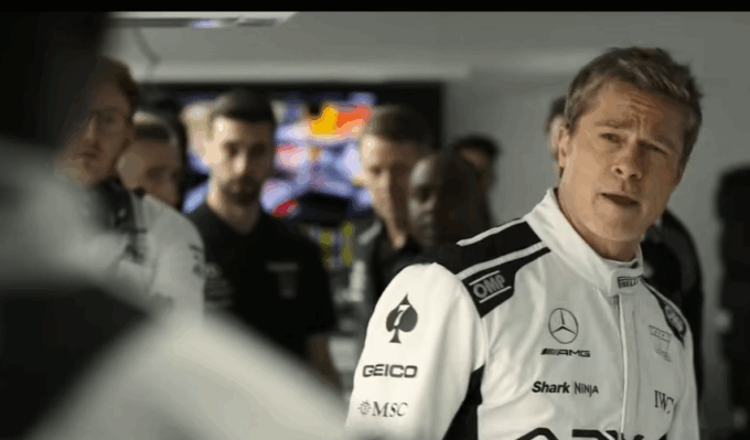 Autodromo set del film con Brad Pitt sulla Formula 1