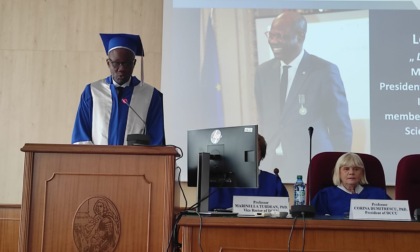 Doctor honoris causa per il consigliere comunale arcorese Gaye