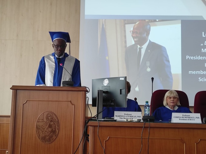 Doctor honoris causa per il consigliere comunale arcorese Gaye
