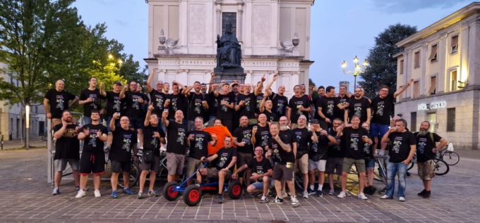 Birretta in bicicletta nel ricordo di Traba