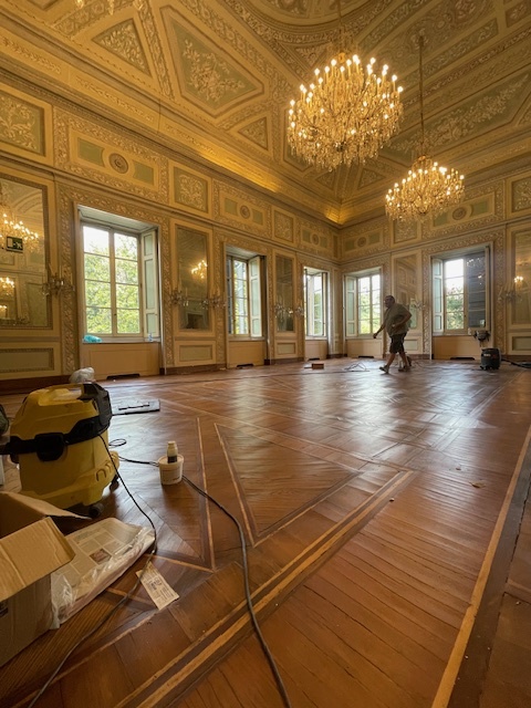 Sala Pranzo Ufficiale - restauro pavimenti 1