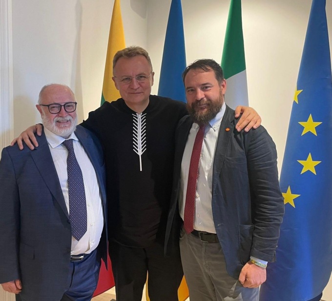 A Roma, alla conferenza di ricostruzione dell’Ucraina, per raccontare «Unbroken»