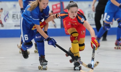 Sofia è vicecampionessa europea di hockey a rotelle