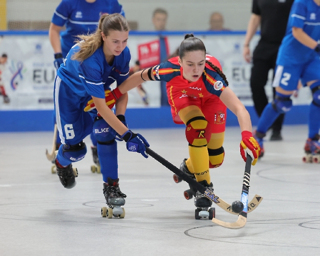 Sofia è vicecampionessa europea di hockey a rotelle