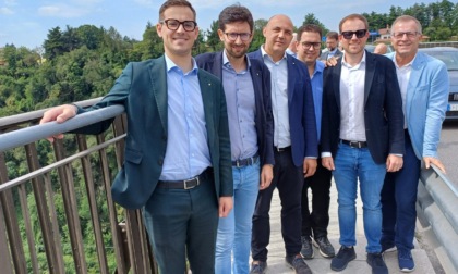 La Commissione Territorio di Regione Lombardia e il sopralluogo per il nuovo ponte sull'Adda