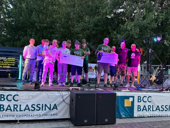 Meda Estate è anche solidarietà: Alpini e Juventus Club consegnano un assegno al Regalo di Carlotta
