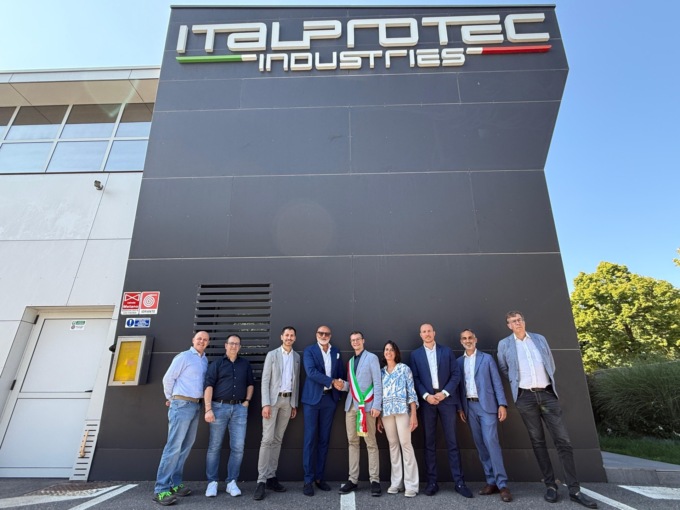 Il sindaco in visita alla Italprotec Industries