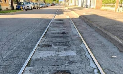 Le vecchie rotaie saranno rimosse prima della fine dei cantieri di metrotranvia