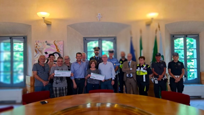 Cesano Maderno, consegnato il ricavato della Festa della Polizia Locale
