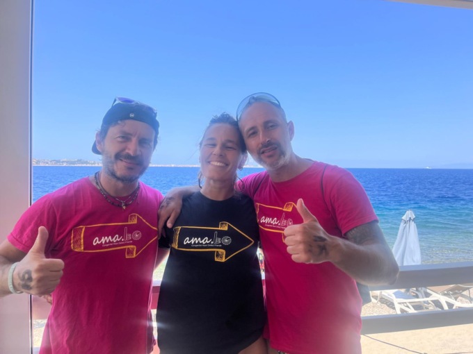 La traversata a nuoto dello Stretto di Messina per lo sport per tutti