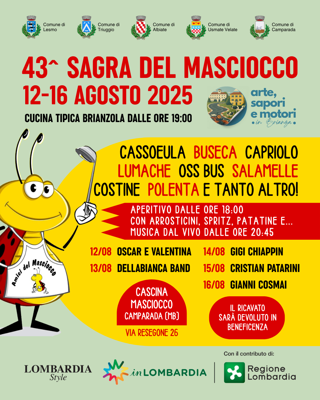 Volantino Sagra del Masciocco 2025
