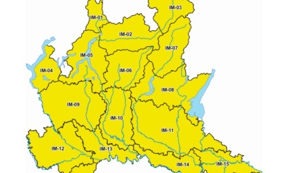 Allerta gialla per temporali all'ora di cena