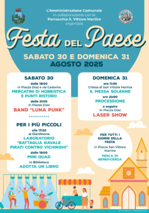 Tutto pronto per la Festa patronale