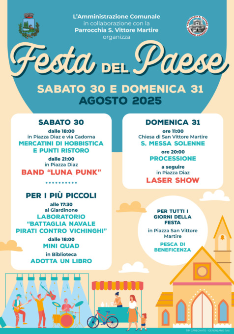 Tutto pronto per la Festa patronale