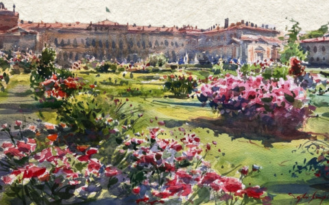 L’acquarello internazionale torna alla Reggia