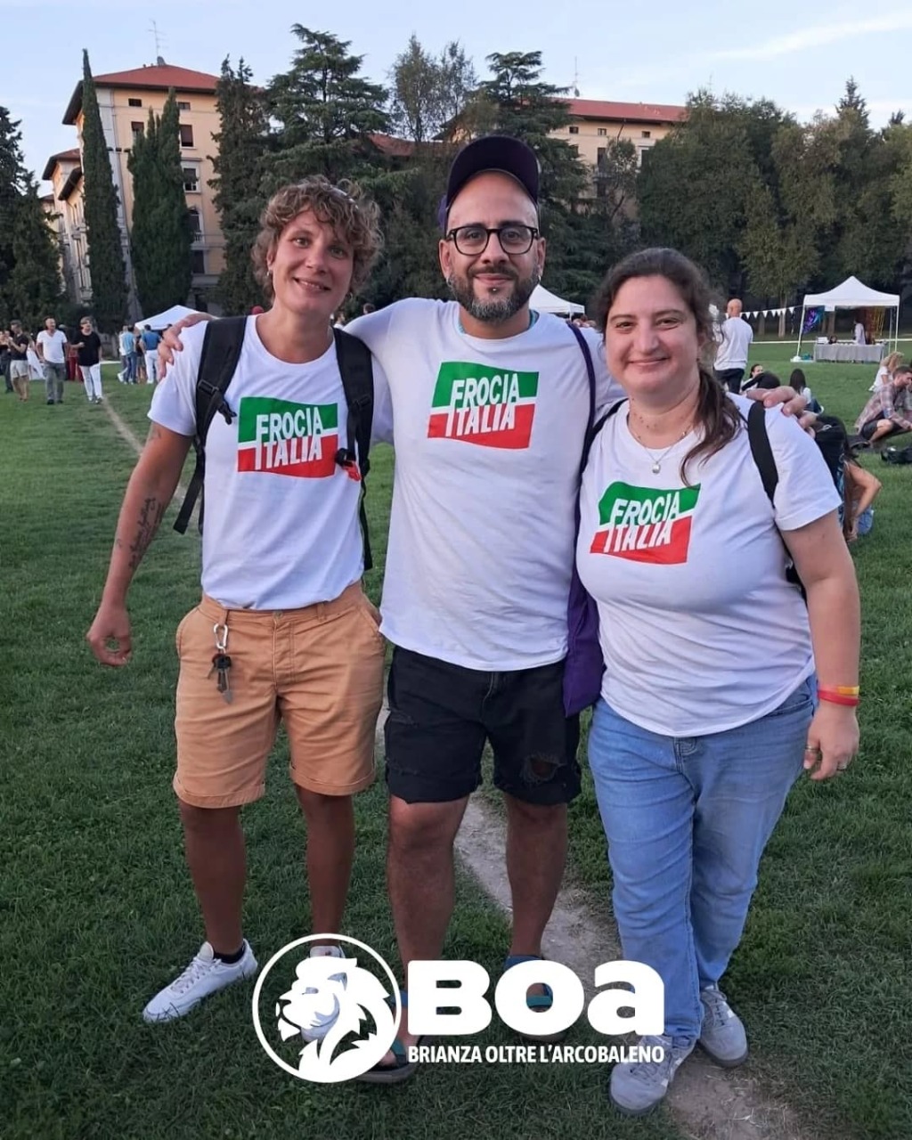 Polemica sulla maglietta indossata dagli attivisti di Brianza Oltre l’Arcobaleno
