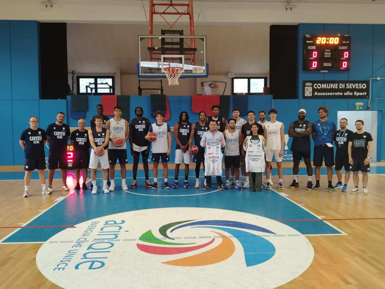 Pallacanestro Cantù in Serie A, il tifo dell’Amministrazione comunale