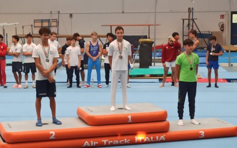 Un brillante Gabriele Penati sale sul podio a Mortara