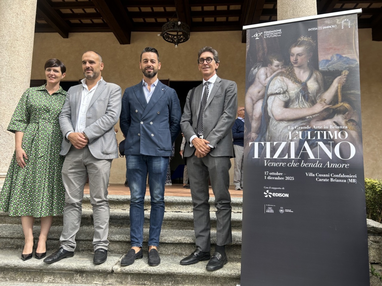 Da Roma a Carate Brianza, Tiziano in mostra con “Venere che benda Amore”