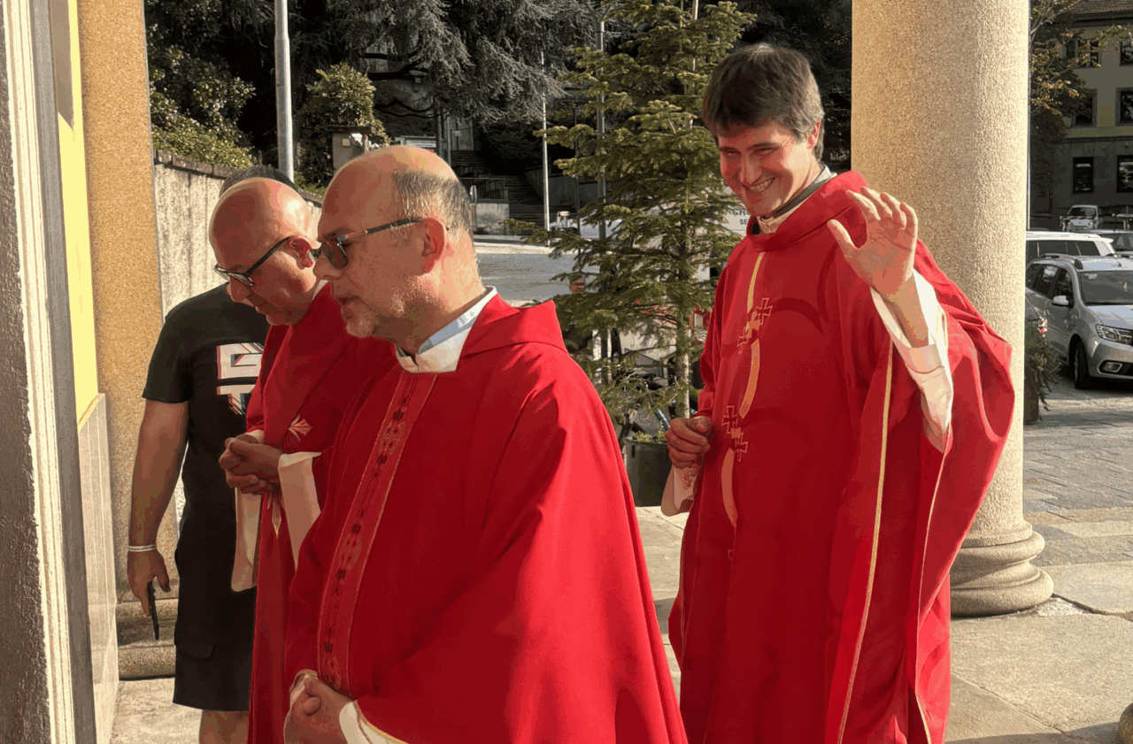 Il “grazie” della comunità a don Fabrizio