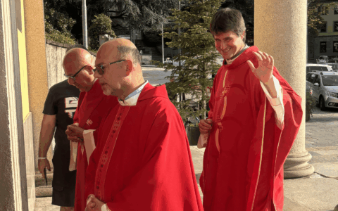 Il “grazie” della comunità a don Fabrizio