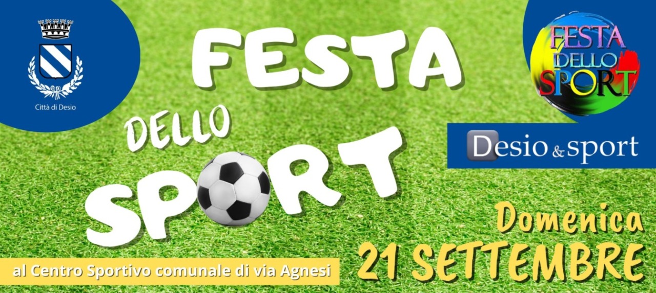 Il programma completo della Festa dello Sport in città