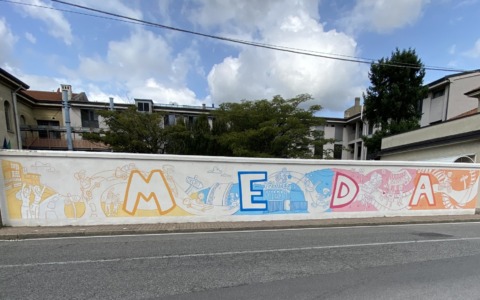 Meda in Art: inaugurato il murale in viale Brianza