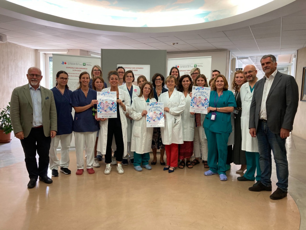 Stand al San Gerardo per informare le famiglie sulla sicurezza delle cure in ambito pediatrico